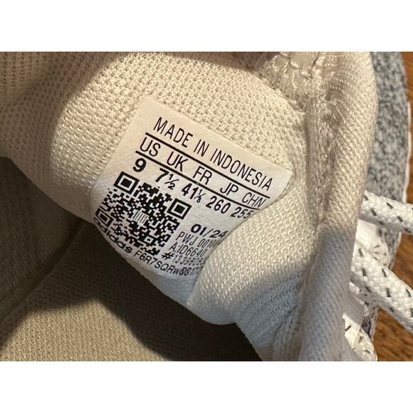 Adidas Women’s Kaptir Flow Knit Running Shoes Gray Sz 9 Lightweight Performance - Picture 8 of 10